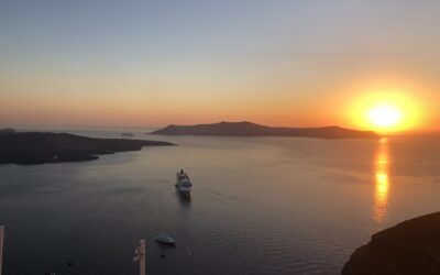 Ankündigung Büroreise Santorini
